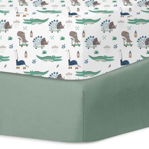 Crocdile Microfiber Crib Sheet for Baby