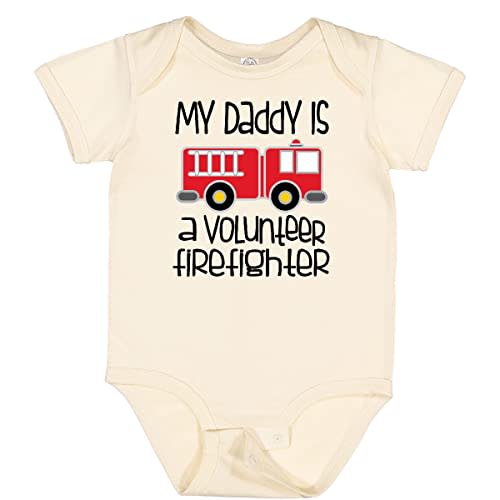 inktastic Volunteer Firefighter Daddy Baby Bodysuit
