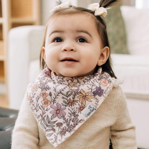 Copper Pearl | Flora Bandana Bib Set