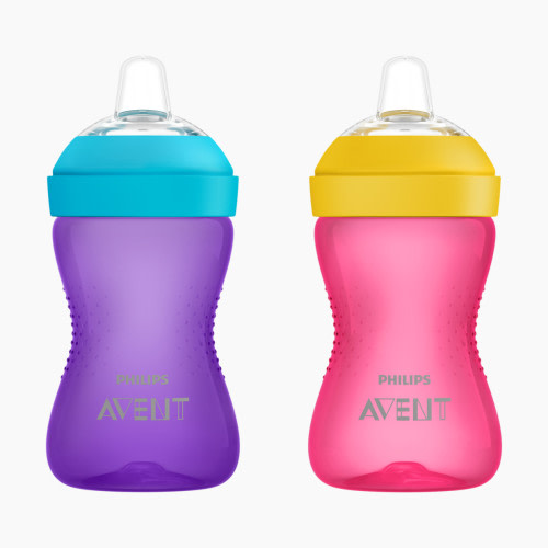 Philips Avent My Grippy Spout Cup - Pink/Purple, 10 Oz, 2