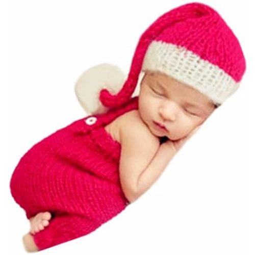 Newborn Photography Props Outfits Christmas Hat Leggings Infant Baby Boy Girl Photoshoot Costume