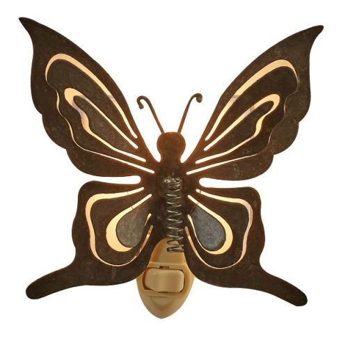 Park Designs Butterfly Night Light 5.25"H