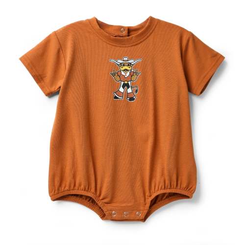 Infant ZooZatZ Texas Longhorns Hook 'Em Bubble Romper