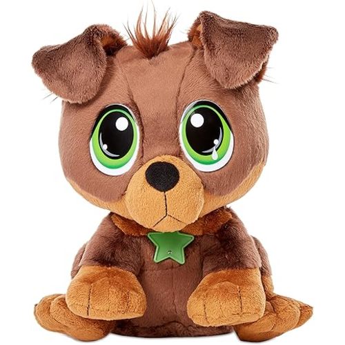 Little Tikes Rescue Tales Adoptable Pet Rottweiler Interactive Plush Pet Toy, Multicolor