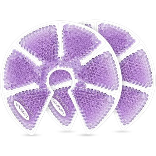Lansinoh TheraPearl 3-in-1 Breast Cold/Heat Therapy, 2-Pack