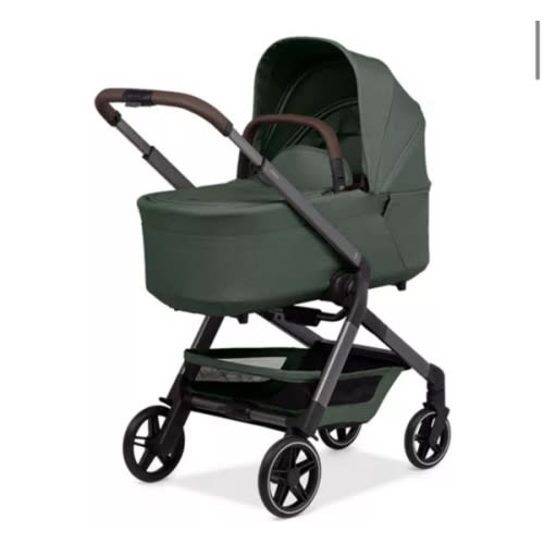 Joolz Hub2 Compact Pushchair Carrycot for Newborns, Ergonomic Design, UPF 50+ Sun Protection, Lightweight (7.6 lbs), Easy to Carry, Machine Washable (Forest Green)