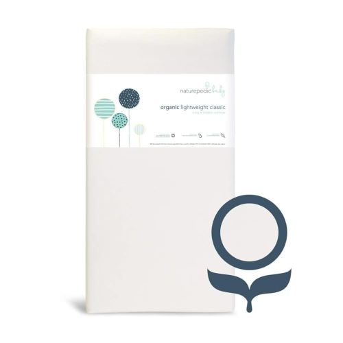 Amazon.com : Naturepedic Organic Baby Crib Mattress - Lightweight Infant & Toddler Bed - Waterproof, Non-Toxic, Standard Size 52" x 28" : Crib Mattress Pads : Baby