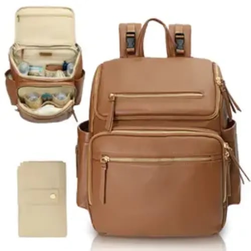Miss Fong × Omanmoli Diaper Bag, Carry-On Travel Backpack with 17 Organizing Pouches, a Changing Pad for Infant Newborn, Hospital Bag for Woman with Stroller Straps, Multifunctional Diaper Bags, Newmom Essentials, Carry Luggage, Holiday Gift - TikTok Shop