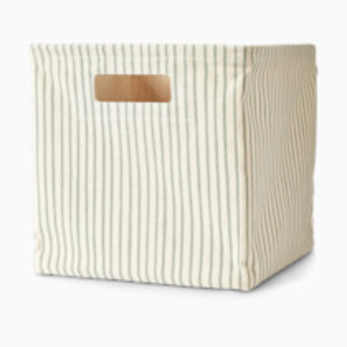Pehr Stripes Away Printed Cube - Sea
