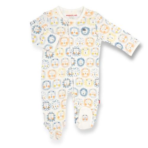 mane event organic cotton magnetic footie– Magnetic Me, 3-6 mons