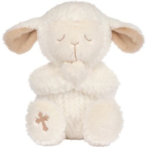 Heaven Sent Praying Baptism Plush Lamb Stuffed Animal Toy - Mary