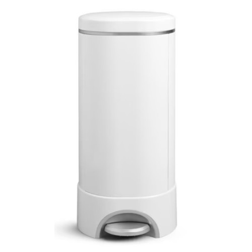 Munchkin® STEP™ Infant Diaper Pail, Powered by Arm & Hammer™, #1 in Odor Control, Hands Free, White