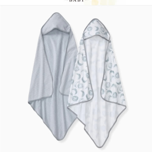 Hello Moon Organic Knit Terry Towels Set of 2