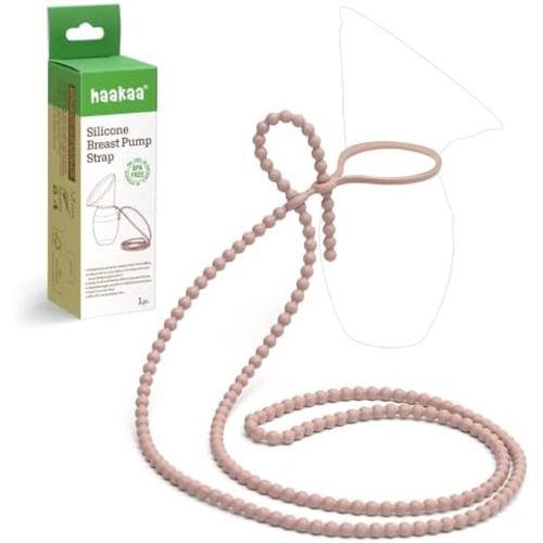 haakaa Silicone Strap for haakaa Gen.1/2/3 Breast Pump Manual Breast Pump Strap | Color: Blush