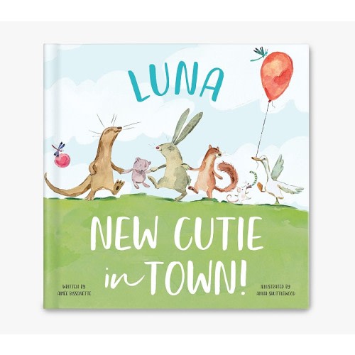 New Cutie in Town Personalized Book