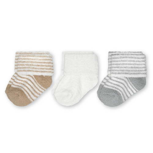 Carter's Child of Mine Infant Unisex Chenille Foldover Cuff Socks, 3 Packs, Size 0-6 Months