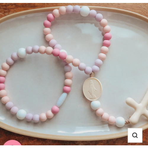 Silicone Rosary Baby - Little Flower - Chews Life