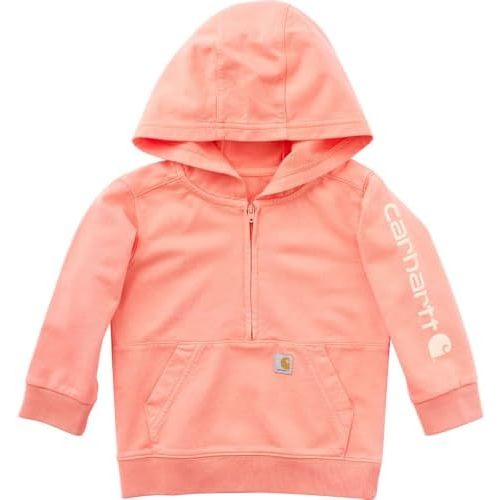 Carhartt Boys’ Long Sleeve Re-Engineered Garment Dye Half-Zip Sweatshirt