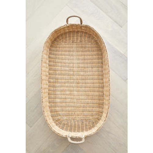 Baby Changing Basket "LUNA" Handmade & Natural Changing Pad-By BEBE BASK® – BEBE BASK