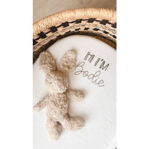 Embroidered Bassinet Sheet