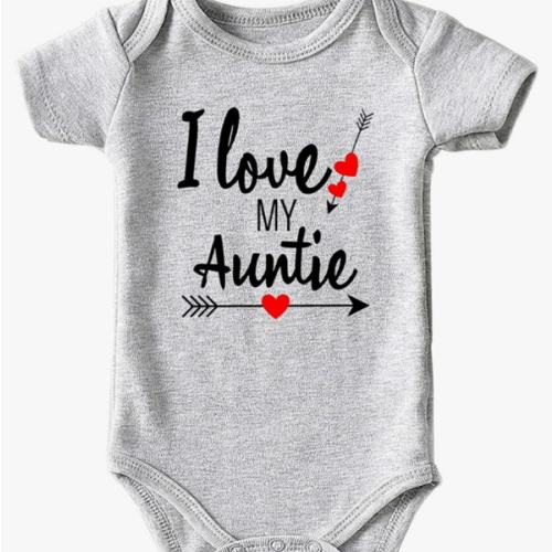 Crazy Aunt Baby Boy Clothes Unisex Funny Baby Girl Bodysuits gray 0-3 months