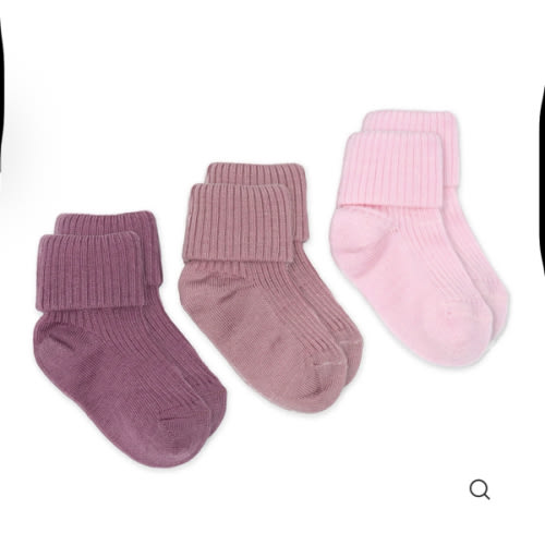 Wool Socks, Baby and Toddler, Pink & Rose