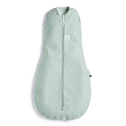 ergoPouch Cocoon Swaddle Sack 1.0 TOG - Baby Sleep Sack, Gentle Snug Fit Helps Calm Startle Reflex, Ideal for Arms In/Out Sleeping, Soft Breathable Fabric for Better Sleep (0-3 Months, Sage)