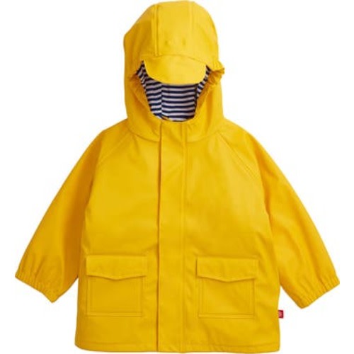 Hooded Citrus Raincoat, 2T
