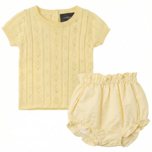 Textured Pointelle Set
