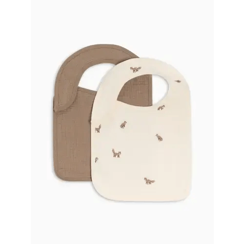 2-Pack Muslin Bibs