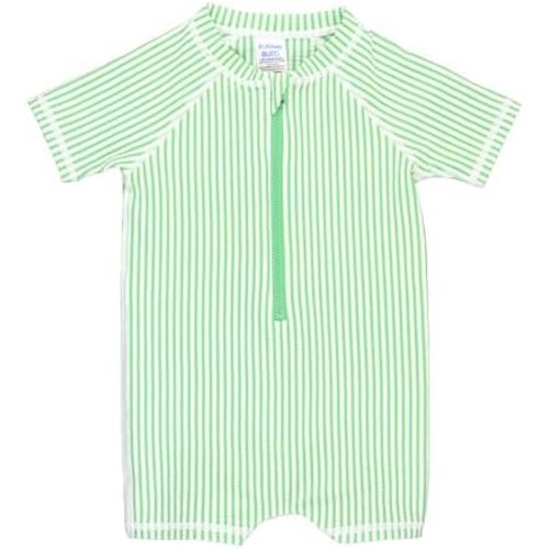 RUGGEDBUTTS Baby/Toddler Boy Swimsuit, One Piece Zipper Rash Guard Sunsuit with UPF 50+ Sun Protection