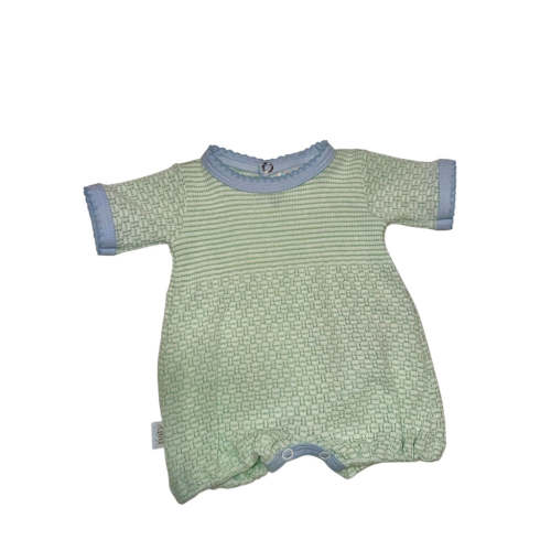 Paty Bubble Mint w/Blue Trim