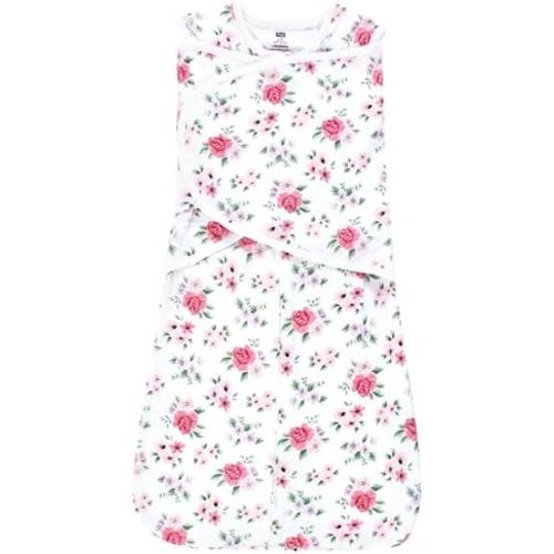 Hudson Baby Infant Girls Convertible Swaddle Sleep Sack, 0-3 Months