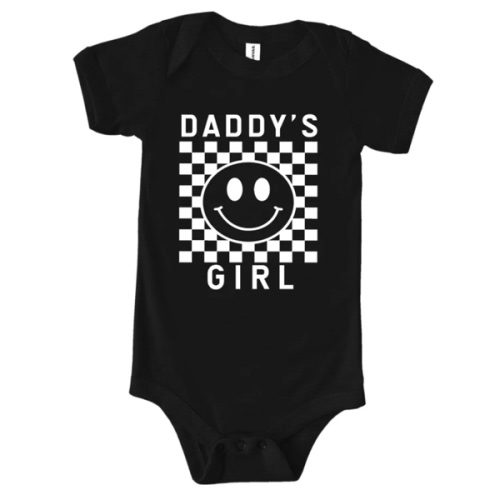 Daddy's Girl Checkered Onesie