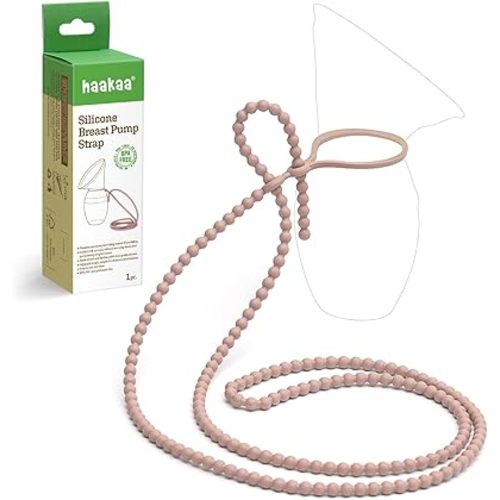 haakaa Silicone Strap for haakaa Gen.1/2/3 Breast Pump Manual Breast Pump Strap | Color: Blush