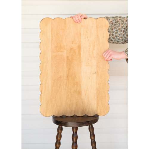 Scalloped Cutting Board – Ballerina Farm