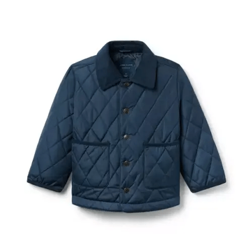 Boy Connor Navy The Quilted Barn Jacket by Janie and Jack