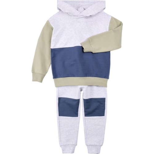 Colorblock Hoodie & Sweatpants Set, 12M