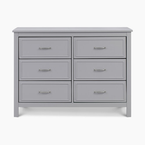daVinci Charlie 6-Drawer Double Dresser - Grey