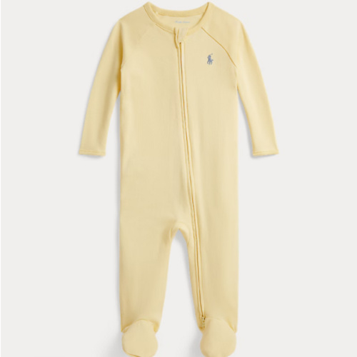 Cotton Interlock Footed Coverall