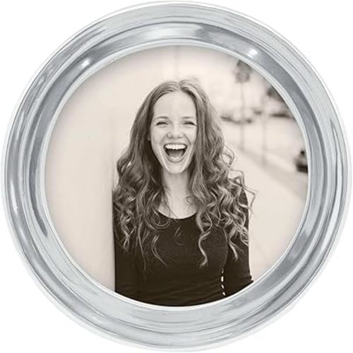 MARIPOSA SIGNATURE ROUND FRAME | SILVER