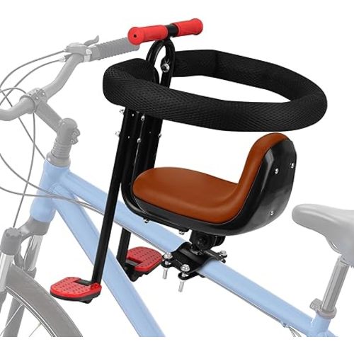 Kid's Bike seat Front Child Carrier Bike Chair for Bicycle Kids seat for Children 2~4 Years,Weight 55 lbs