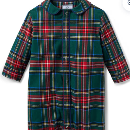 Baby's Brushed Twill Cambridge Romper in Kensington Tartan