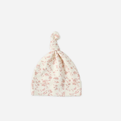 Knotted Baby Hat || French Garden – Quincy Mae