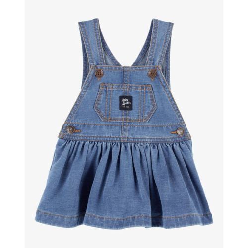 Baby Knit-Like Denim Jumper Dress - OshKosh | Carter's