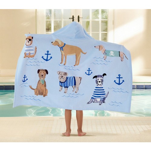 Salty Dog Kid Beach Hooded Towel UPF 50+
