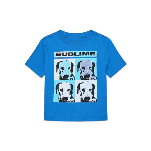 Sublime Dalmation Toddler Graphic Tee with Short Sleeves, Sizes 12M-5T