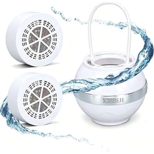 Bath Filter for tub 8 Stages & 2,500 Gallons of Filtration Water Filter Remove Lead Chlorine and Fluoride Improve Skin Hair and Nails Condition(2 Filter Cartridges)