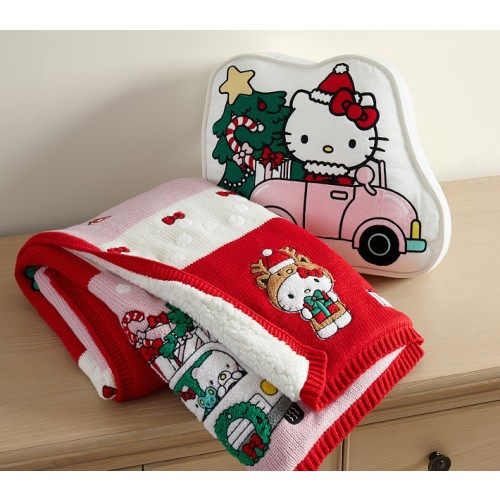 Hello Kitty® Christmas Throw Blanket & Pillow Set