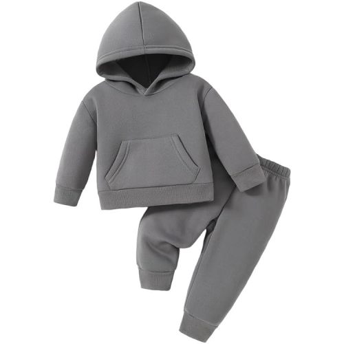 Baby Boys Hoodie Sweatpants Set 2 Piece Toddler Jogger Outfit